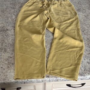 lululemon athletica Mustard Yellow Track Pants